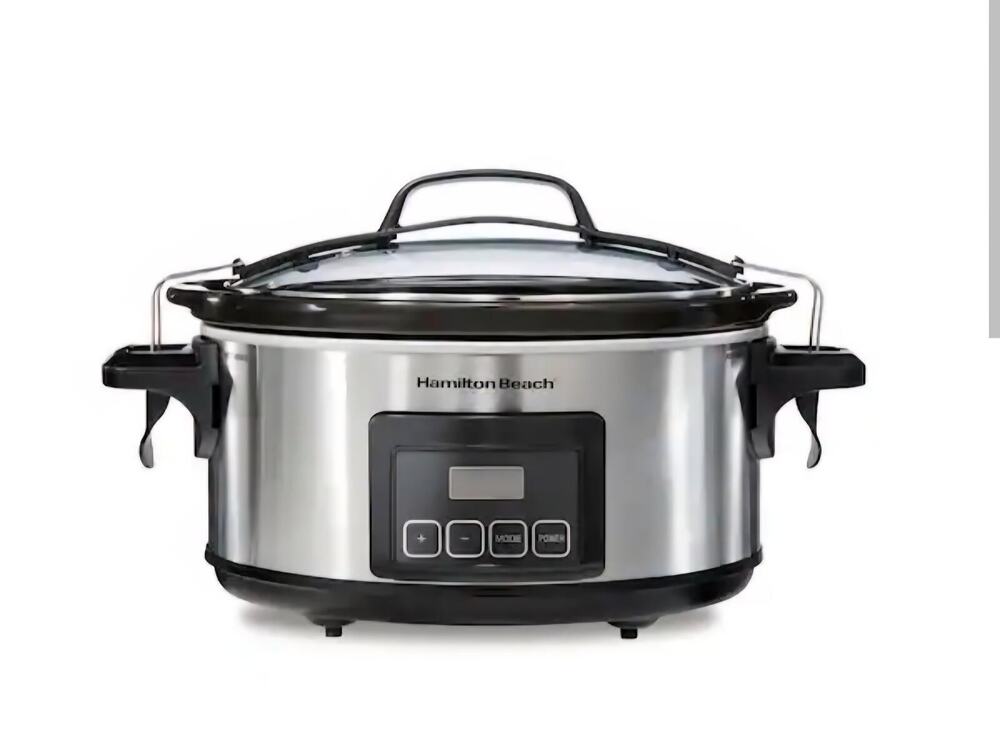 Hamilton Beach 6 Qt Crockpot Slow Cooker Open Box